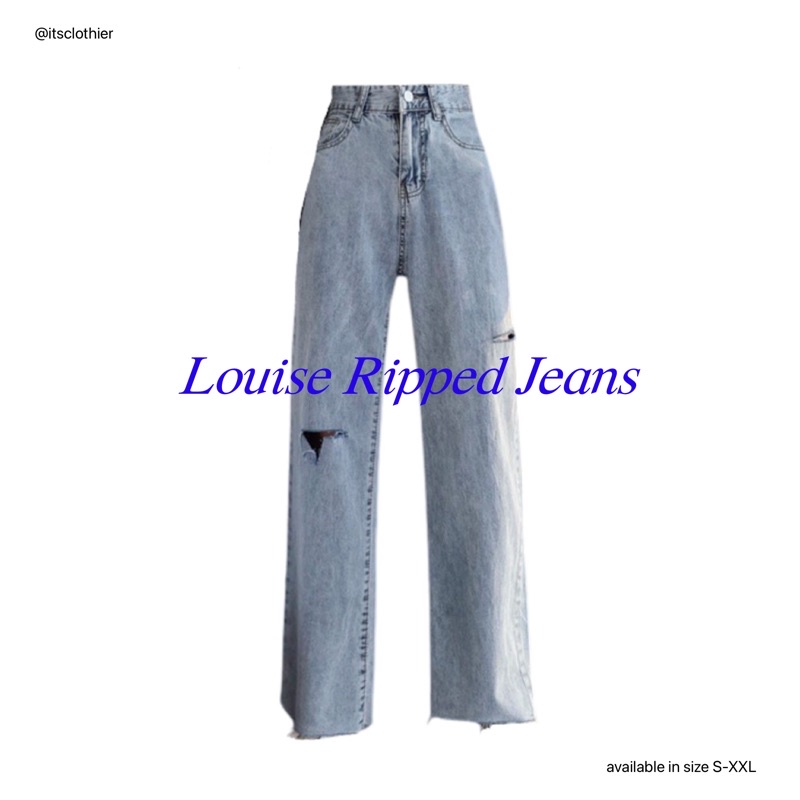 CLOTHIER - Louise Ripped Jeans