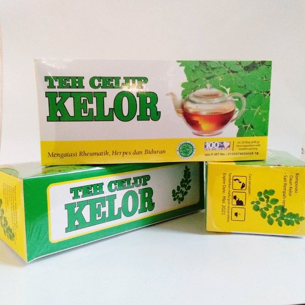 DAUN KELOR TEH CELUP - TEH HERBAL ATASI KOLESTEROL REMATIK