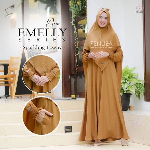 EMELLY DRESS || Gamis Syari Original by Fenuza