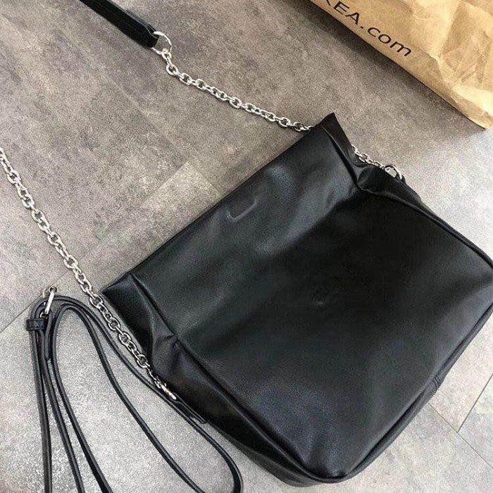 sz6717 tas selempang wanita import tas hitam slingbag terbaru tas rantai kekinian murah cod jakarta