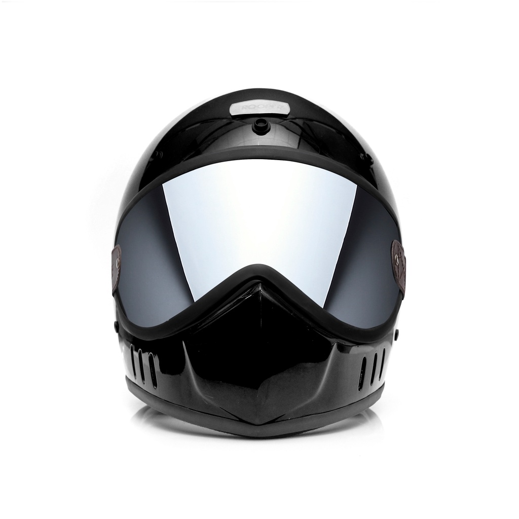 Trooper Custom - Helm X-9 - Full Face - Black glossy