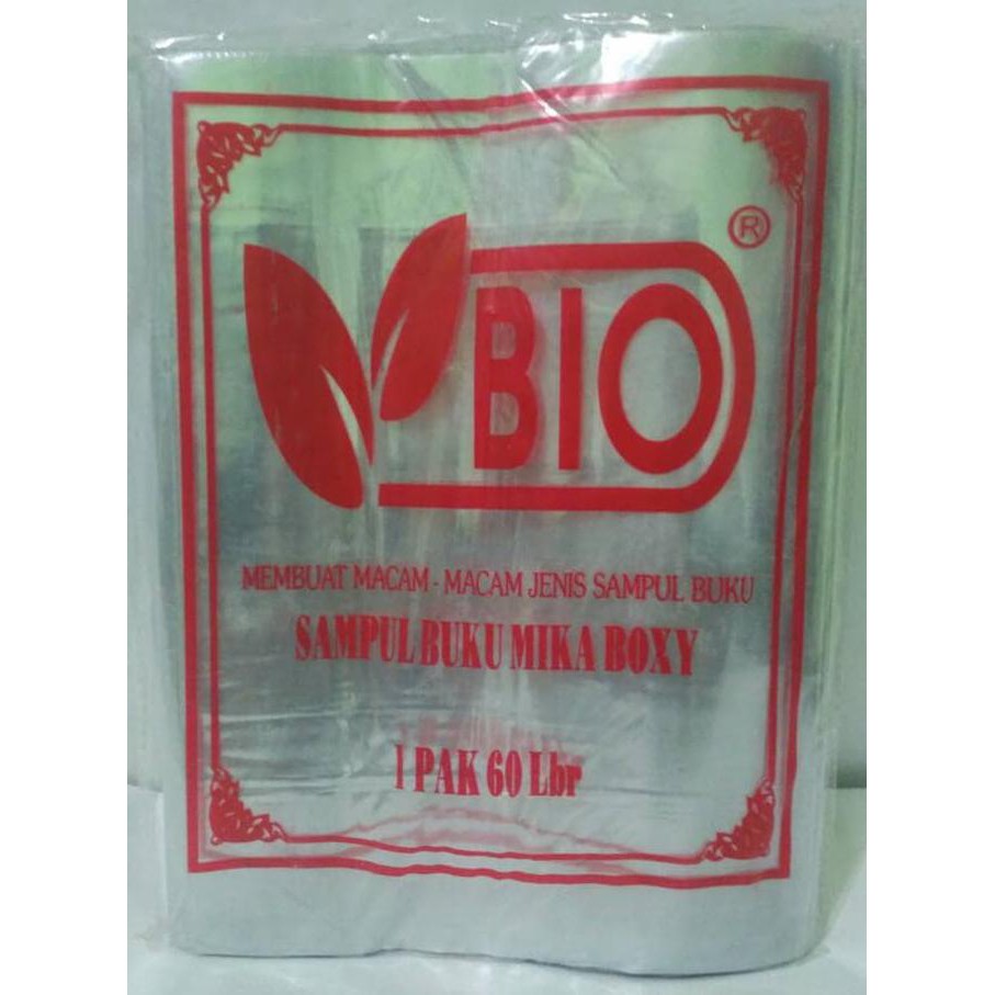 

Sampul Buku Plastik Mika Uk. BOXY (Pak Isi 60 Lembar)