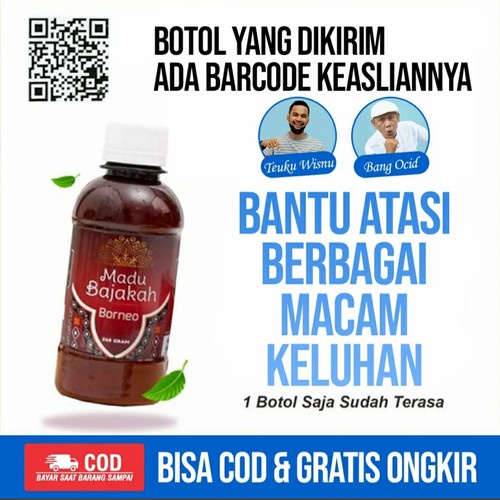 ASLI ORIGINAL MADU BAJAKAH BORNEO I TEH CELUP BAJAKAH QAHIRA KALIMANTAN OBAT KANKER TUMOR KISTA I OB