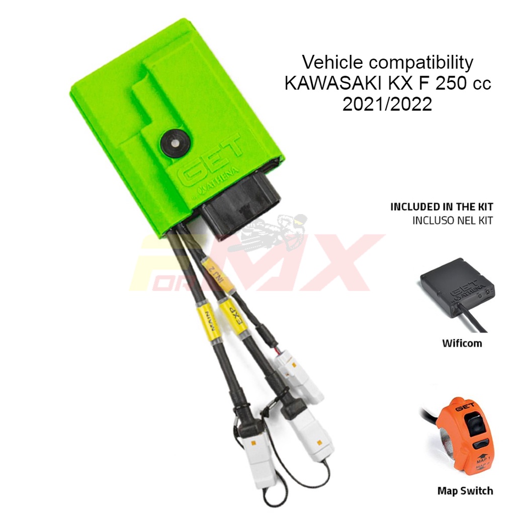 CDI ECU KAWASAKI KX250F 2021 2022 RX1 PRO Control Unit with WiFi-COM and Map Switch