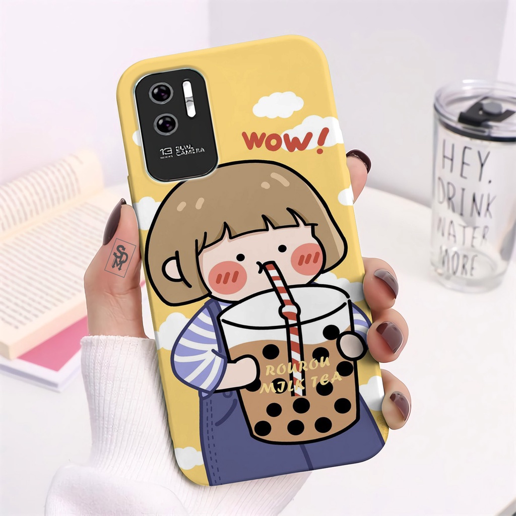case hp Advan G5 plus case carton 3d softcase casing silikon 30