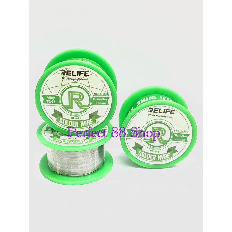 TIMAH SOLDER TIMAH GULUNG MECHANIC RELIFE RL-441 SOLDERING WIRE MECHANIC RELIFE ORI