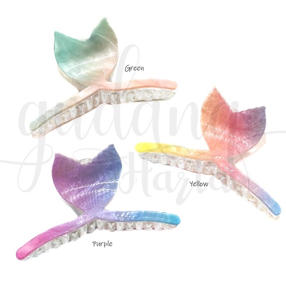 Jedai Rambut Mermaid Tail Hairclip Motif Ekor Putri Duyung GH 213816