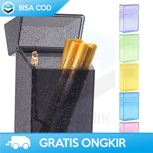 KOTAK SAFET BOX ROKOK PLASTIC RINGAN BY JOKSTAR 20 SLOT MURAH ORIGINAL