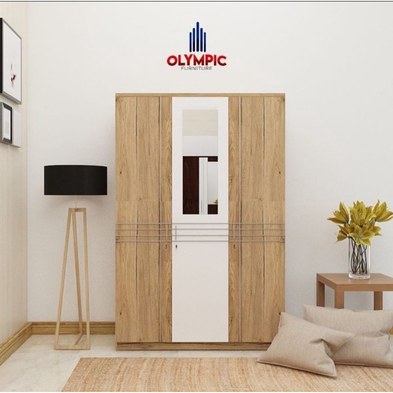 LEMARI PAKAIAN 3PINTU OLYMPIC