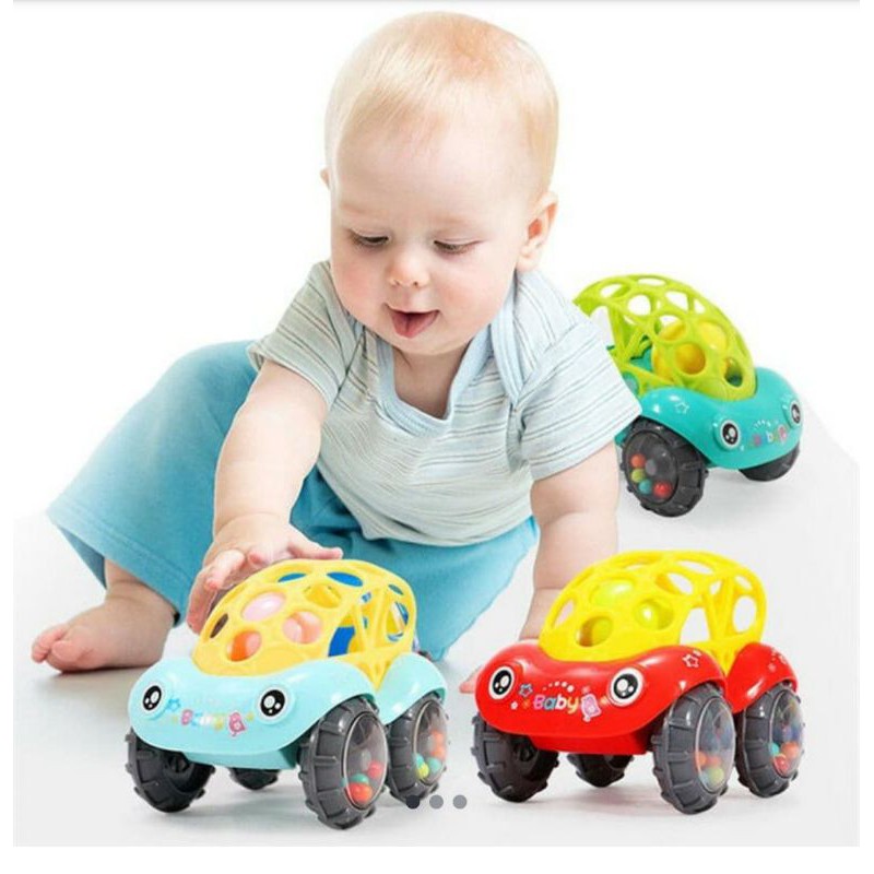 RATTLE CAR BAYI/ TEETHER KERINCINGAN SEPERTI OBALL GO GRIPPER