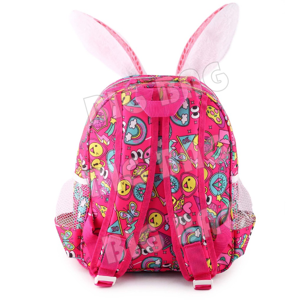 PTS - Ransel Sekolah Anak Perempuan Karakter - LOL SURPRISE - BE COOL BE YOU - WITH CUTENESS BUNNY - PINK