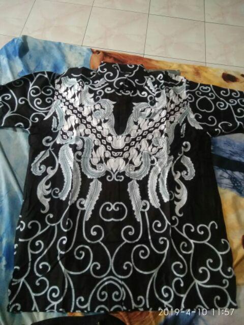 Diskon Bswart Batik Hrb026 Kenongo Hem Pendek Padi Pekalongan M L Xl Batik Pria Murah Modern Grosir