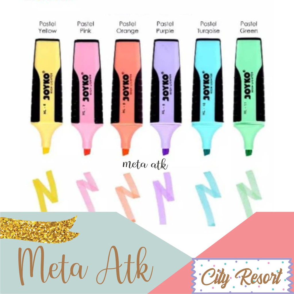 

Highlighter Joyko warna Lengkap