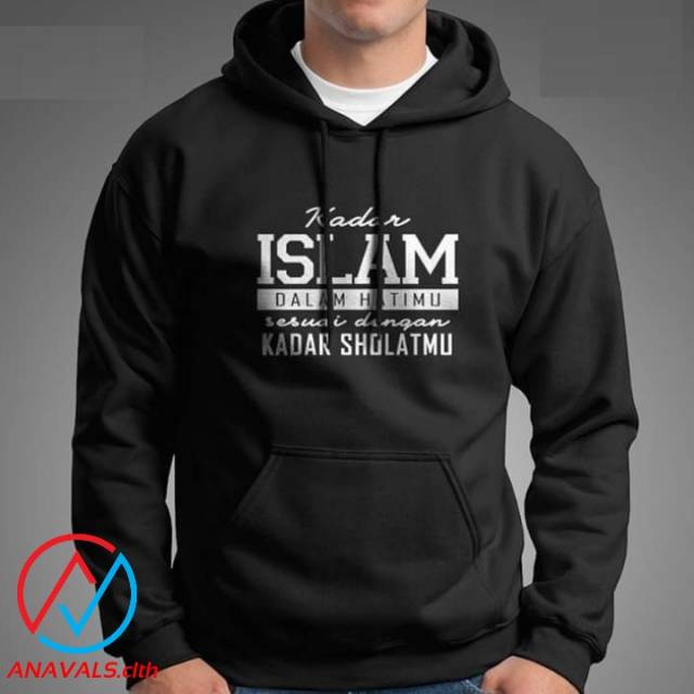 Jaket sweater Hoodie pria muslim /islam