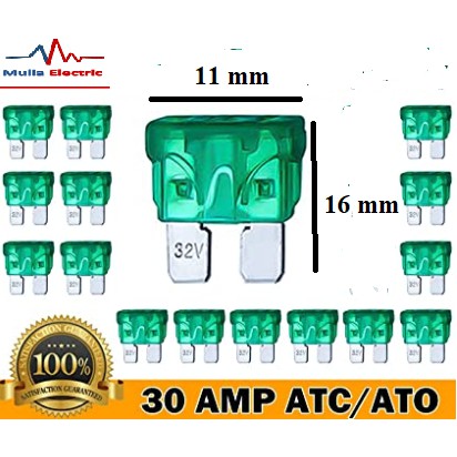 Fuse Blade Kecil mini Sekring Tancap Motor Mini 30A 30 Ampere mobil