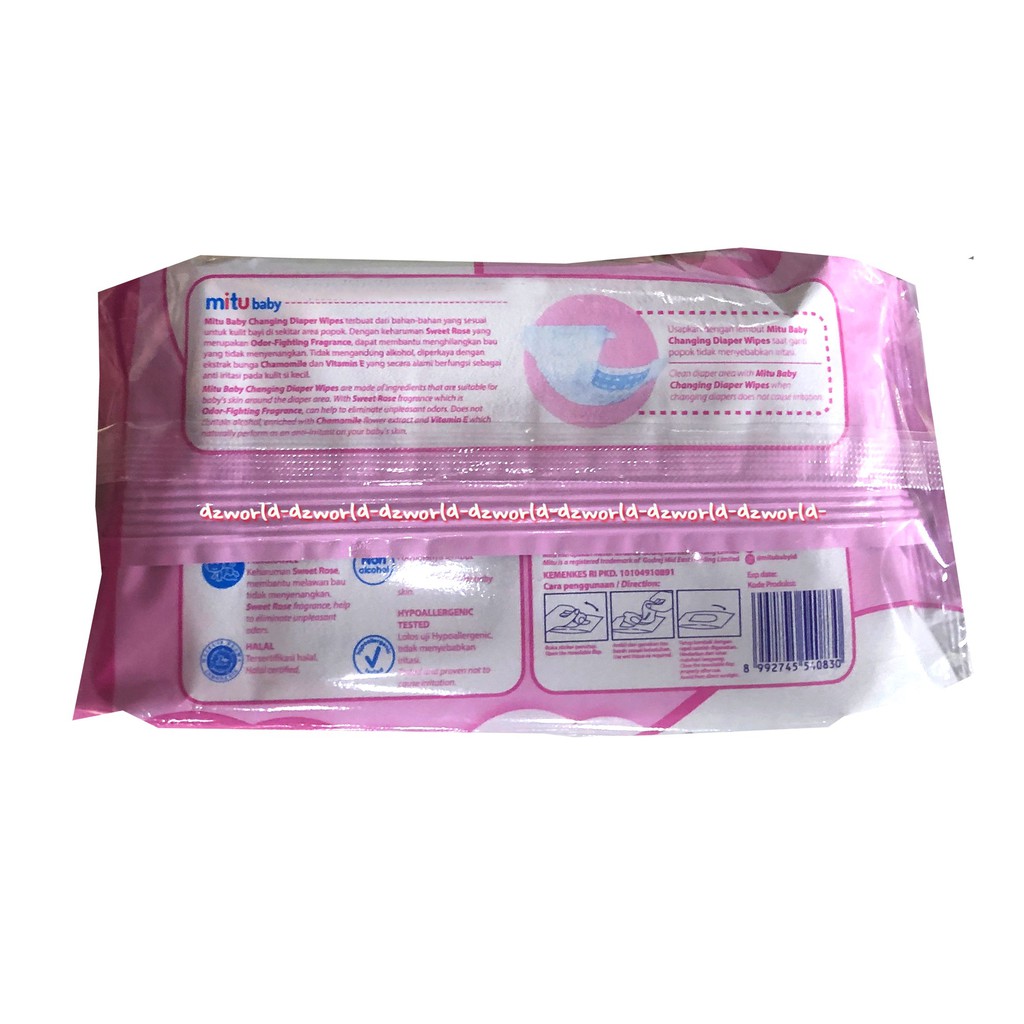 Mitu Baby  Tissue Changing diaper Wipes Promo Beli 1 Gratis 1
