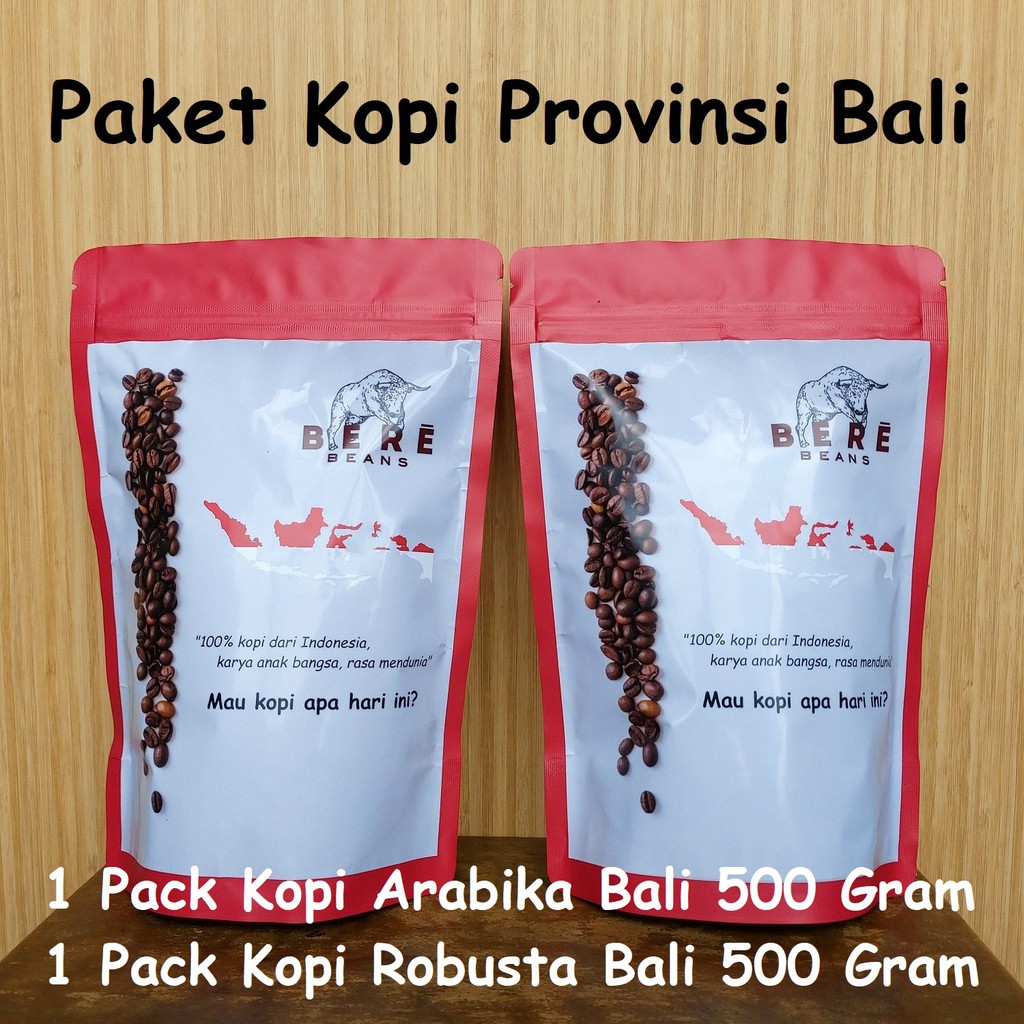 

PAKET KOPI PROVINSI BALI Kintamani Indonesia Arabika dan Robusta 500 GRAM Biji Coffee Beans Bean