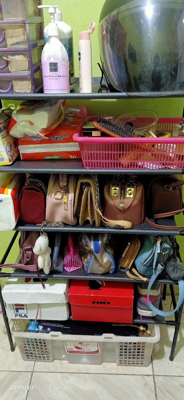 Rak Sepatu 4 Dan 5 Susun Portable Serbaguna