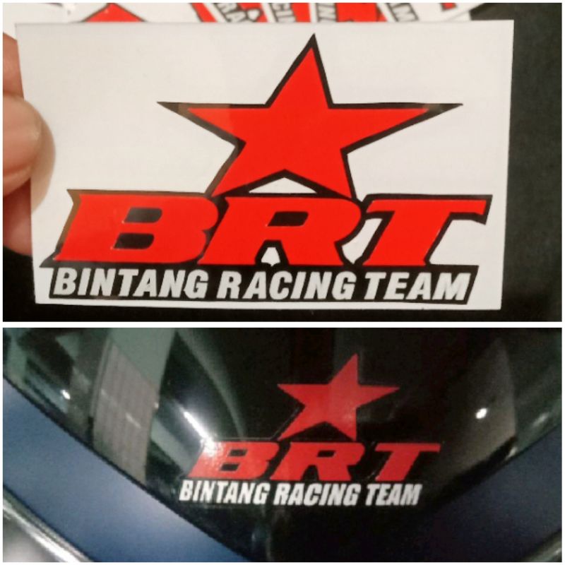 STICKER BRT BINTANG RACING TEAM CUTTING