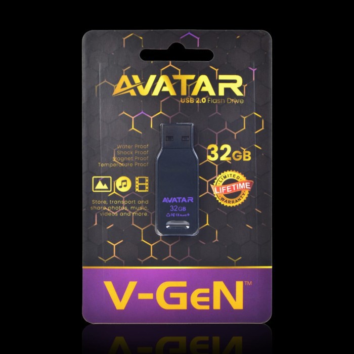 E_   USB Flashdisk V-GeN 32GB AVATAR USB 2.0 UFD Flashdrive VGEN