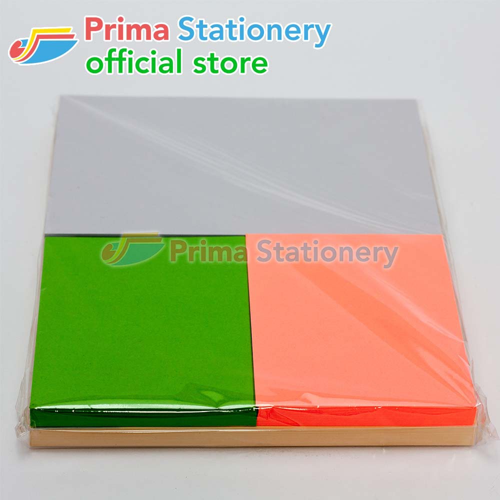 

Memo Mozaik 4 Warna - Bahan Kertas Hvs Paperfine 80gsm