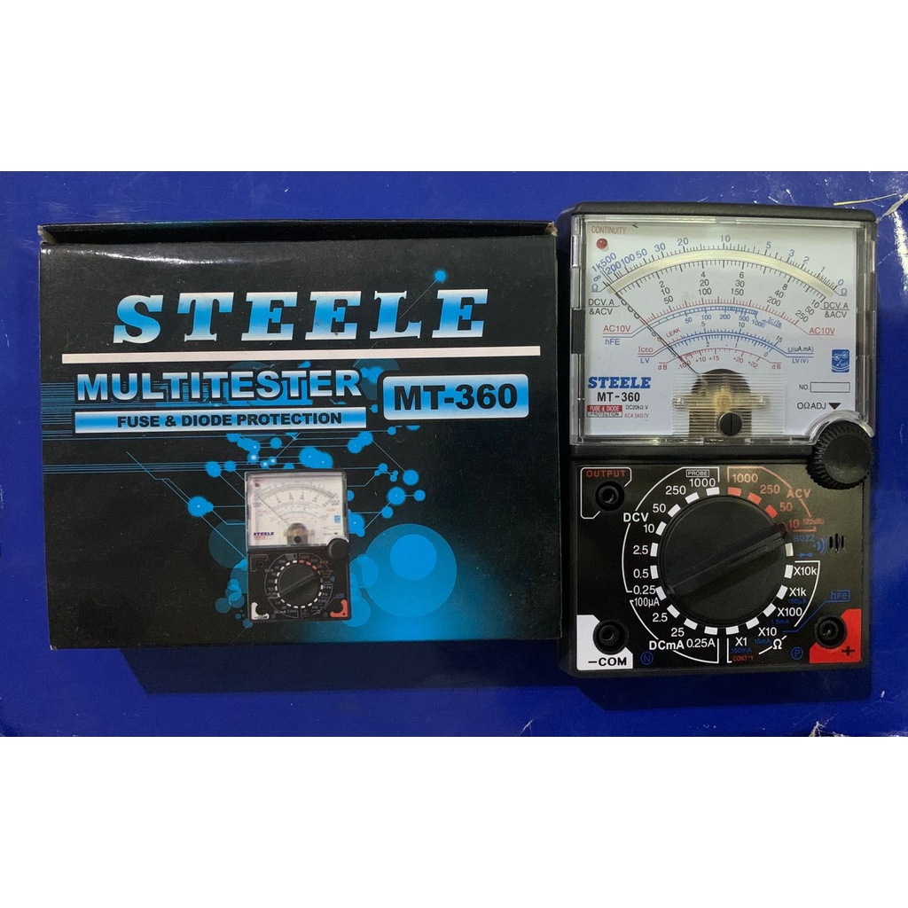 MULTITESTER  MT-360 STEELE