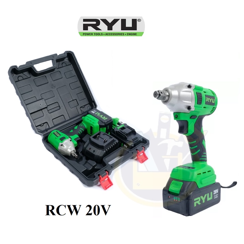 Jual RYU RCW20V Mesin Cordless Impact Wrench RCW 20V / Mesin Pembuka ...
