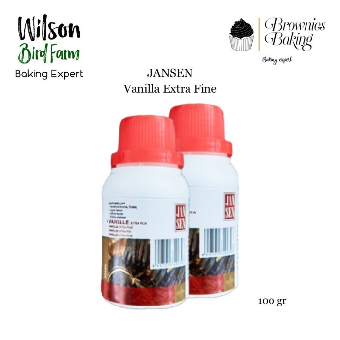 

Jansen Vanilla Extract / Ekstrak / Extra Fine / Perisa Vanilla 100 Gr