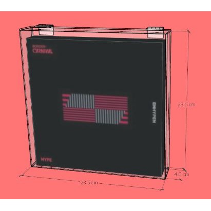 [BOX ALBUM] ALBUM ENHYPEN BORDER CARNIVAL / BOX ALBUM ACRYLIC MURAH / BOX ALBUM ENHYPEN BORDER CARNI