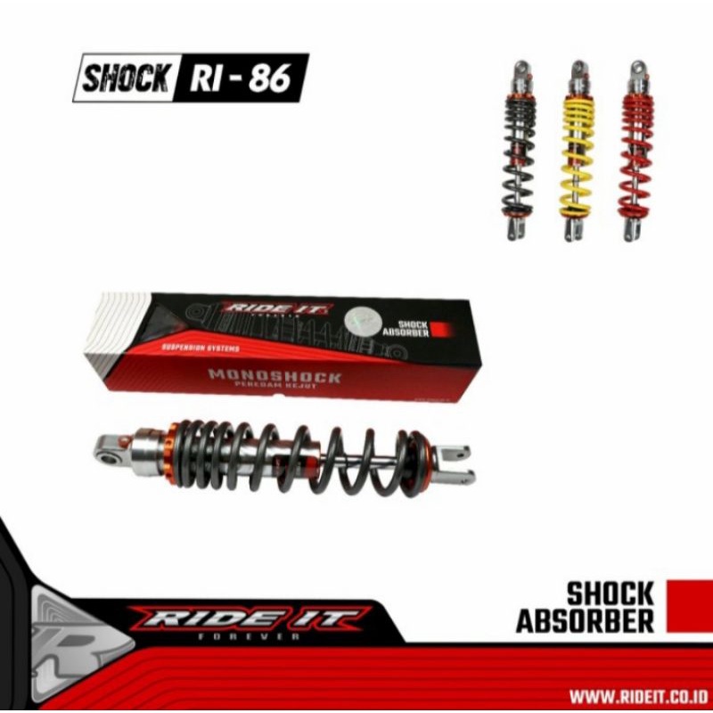 SHOCK BREAKER BELAKANG RIDE IT RI-86 HONDA VARIO 125 DAN 150 UKURAN 325 MM