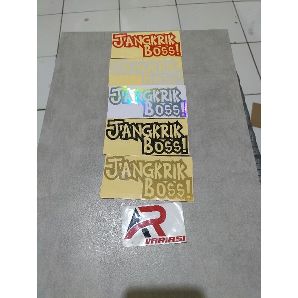 

STICKER JANGKRIK BOSS CUTTING