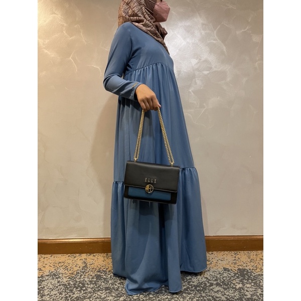 Hanna Dress (Dusty Blue)