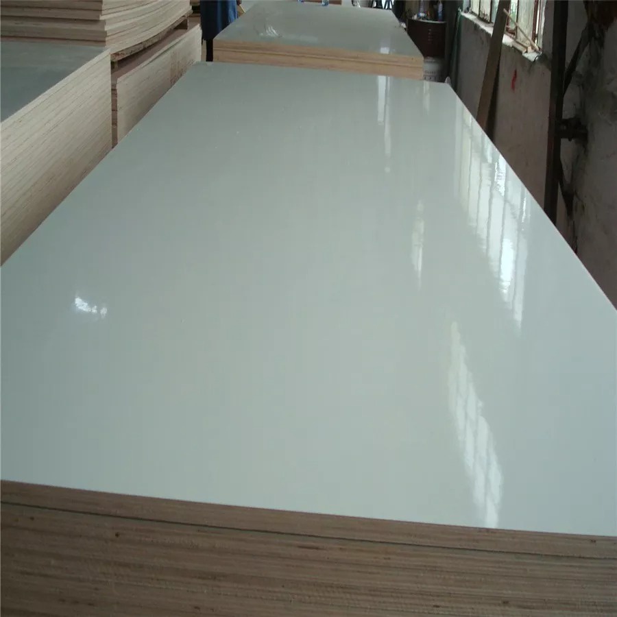 Triplek / Multiplek melamin putih Glossy 6mm (150x60)cm, melaminto plywood, white