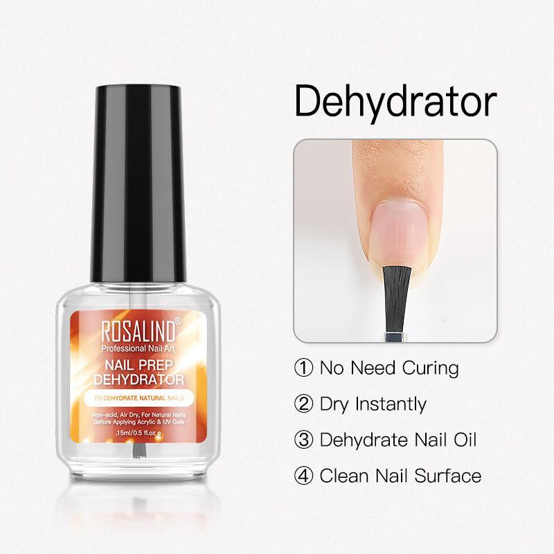 ROSALIND Nail Dehydrator untuk Gel UV LED / Kutek / Cat Kuku / Perawatan Kuku