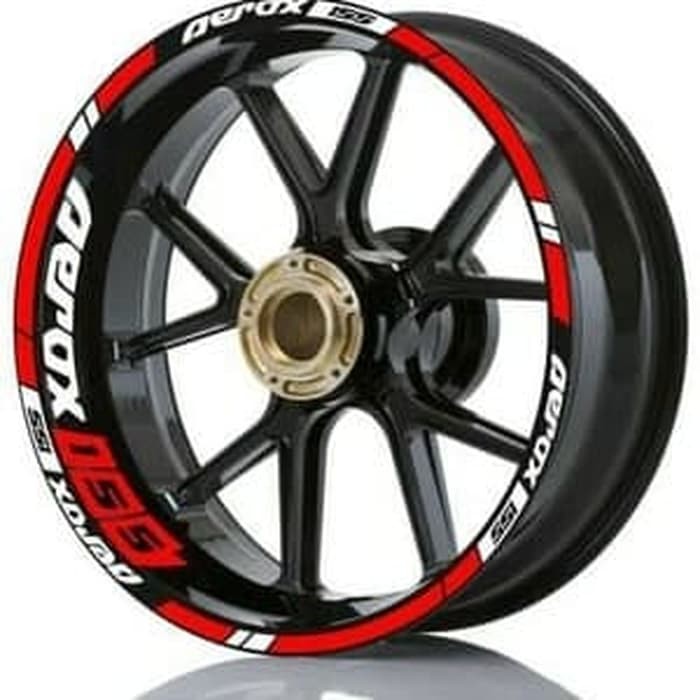 sticker velg  yamaha aerox  155  model exlusive Shopee 