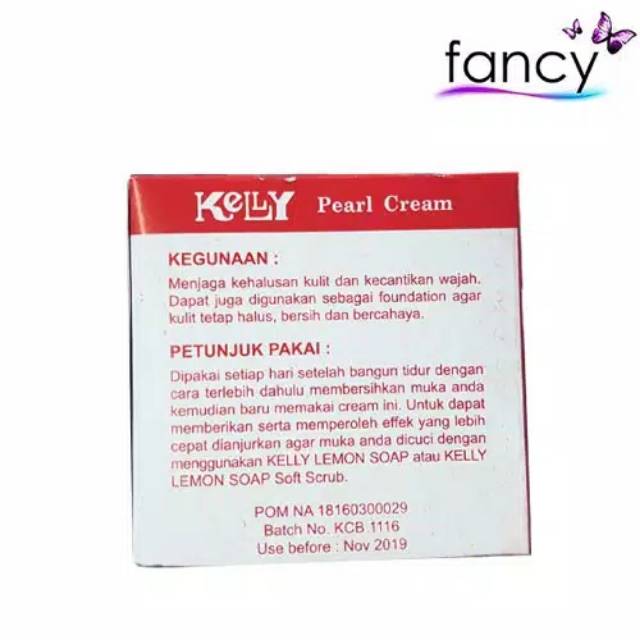 BEDAK KELLY PEARL CREAM 5 GR