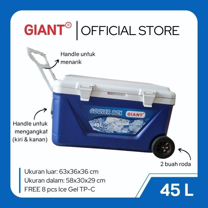 Cooler Cool Box 45 Liter / Box Pendingin Besar / Cooler Box Premium Quality