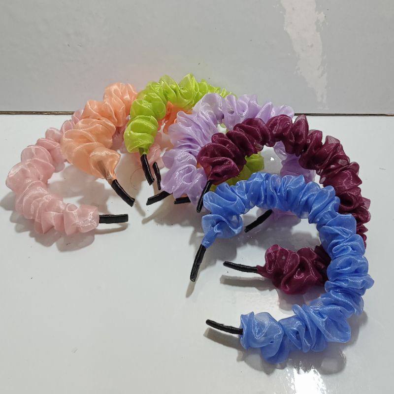 Bando Scrunchie Serut Gaya Korea