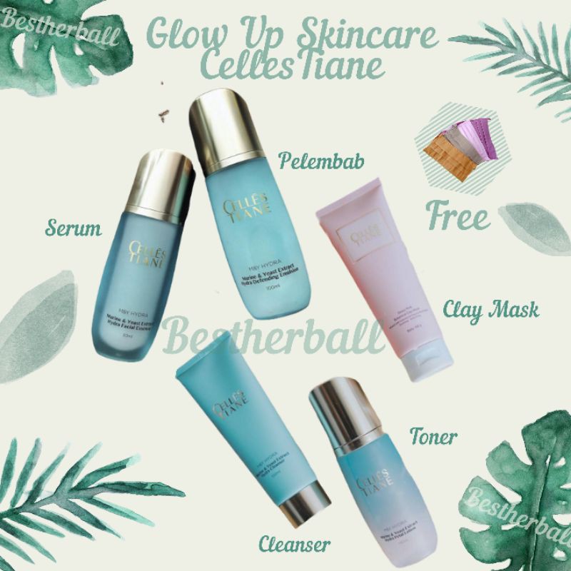 

BUY 1 GET 1 SKINCARE BPOM HALAL GLOWING PERMANEN ( CELLES TIANE )