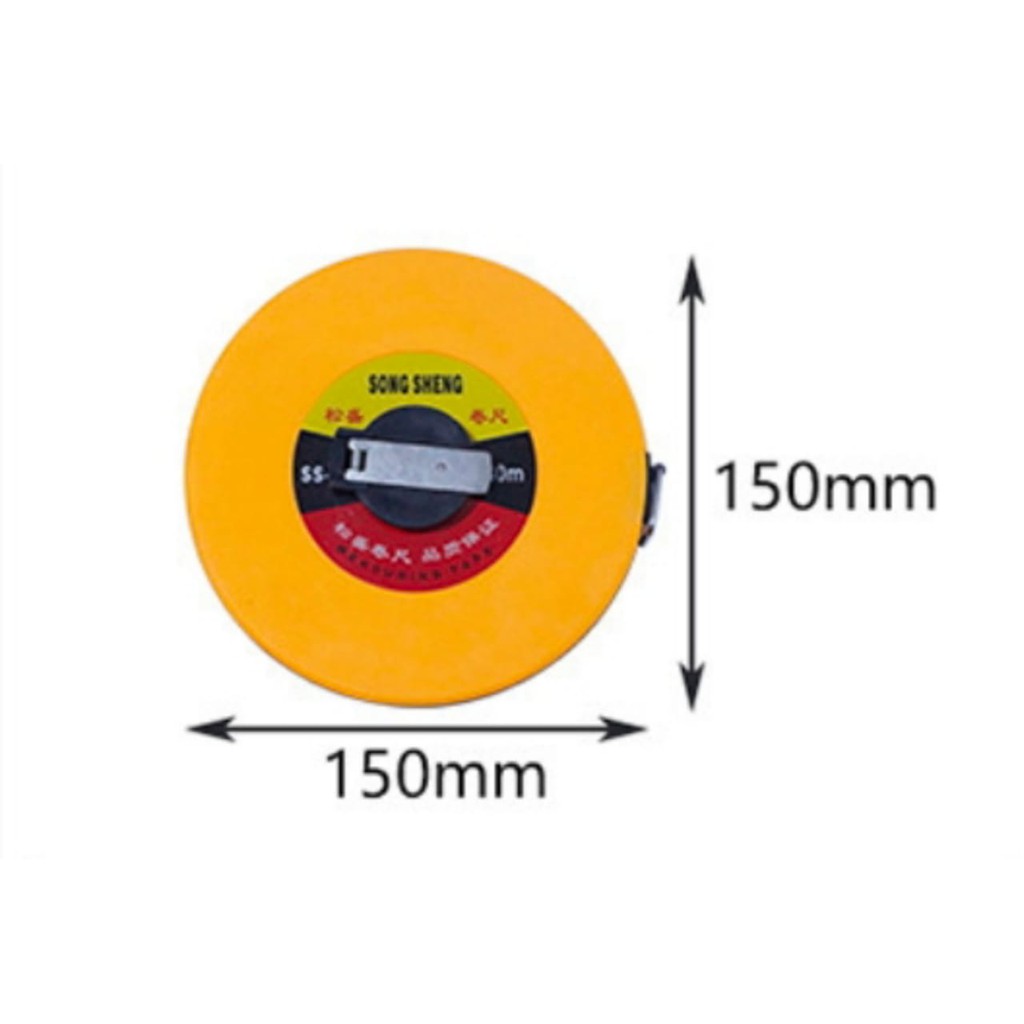 Meteran Gulungan / Meteran Bulat / Measuring Tape - 30M 50M / Pengukur