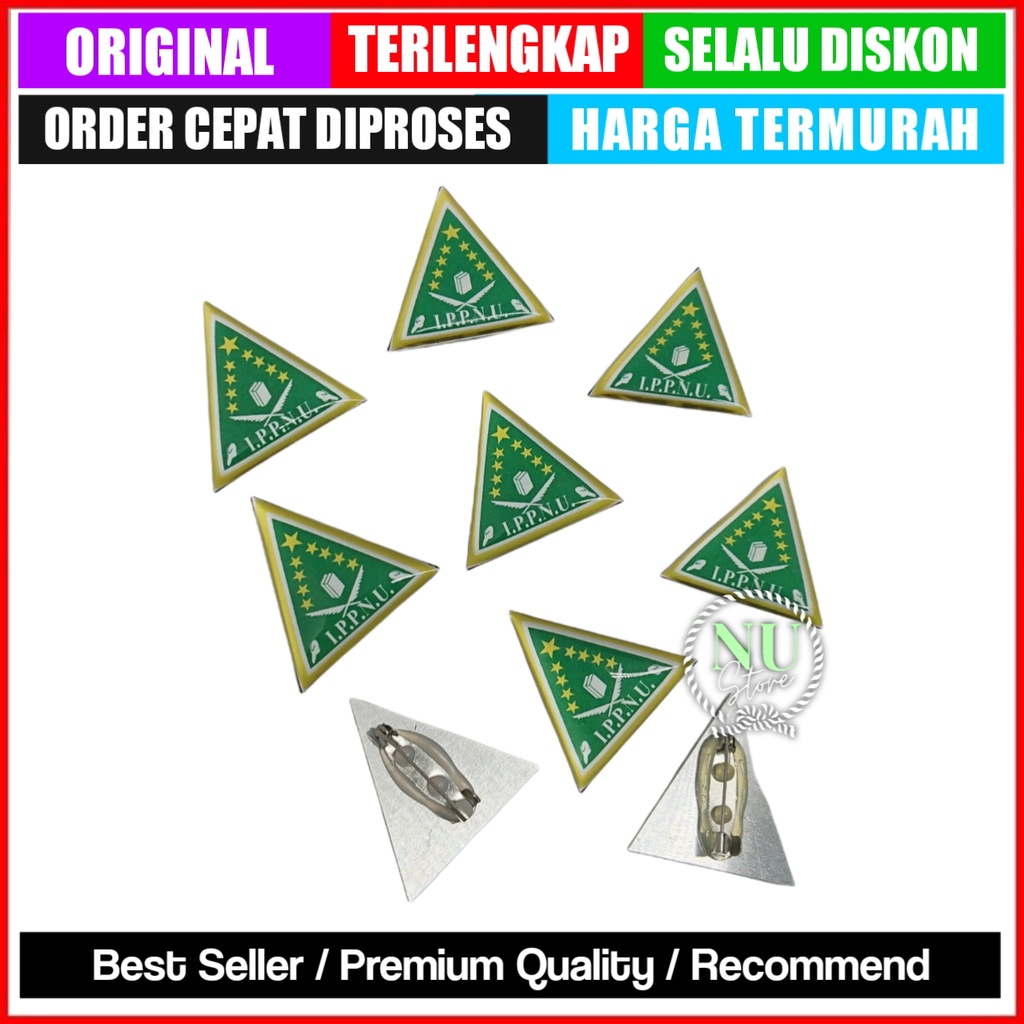 Pin IPPNU IPNU Resin / Bros IPPNU IPNU Resin / Lencana IPPNU IPNU / Pin Terompah IPPNU IPNU