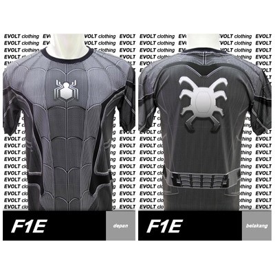 KAOS FULL PRINT ANAK DEWASA SPIDERMAN / SPIDER-MAN - MARVEL SUPERHERO (F1E)