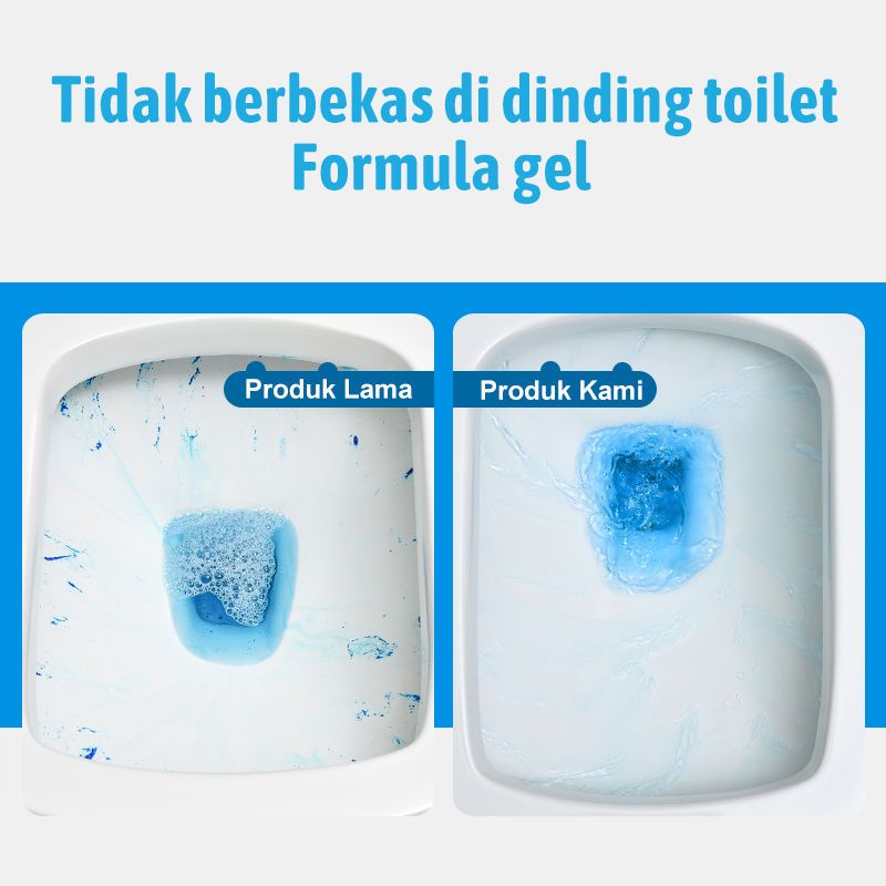 PL Cairan Pembersih Penyegar Kloset Toilet Beruang Flush WC Disinfektan Warna Biru Kuman dan Bakteri Tahan 60 Hari