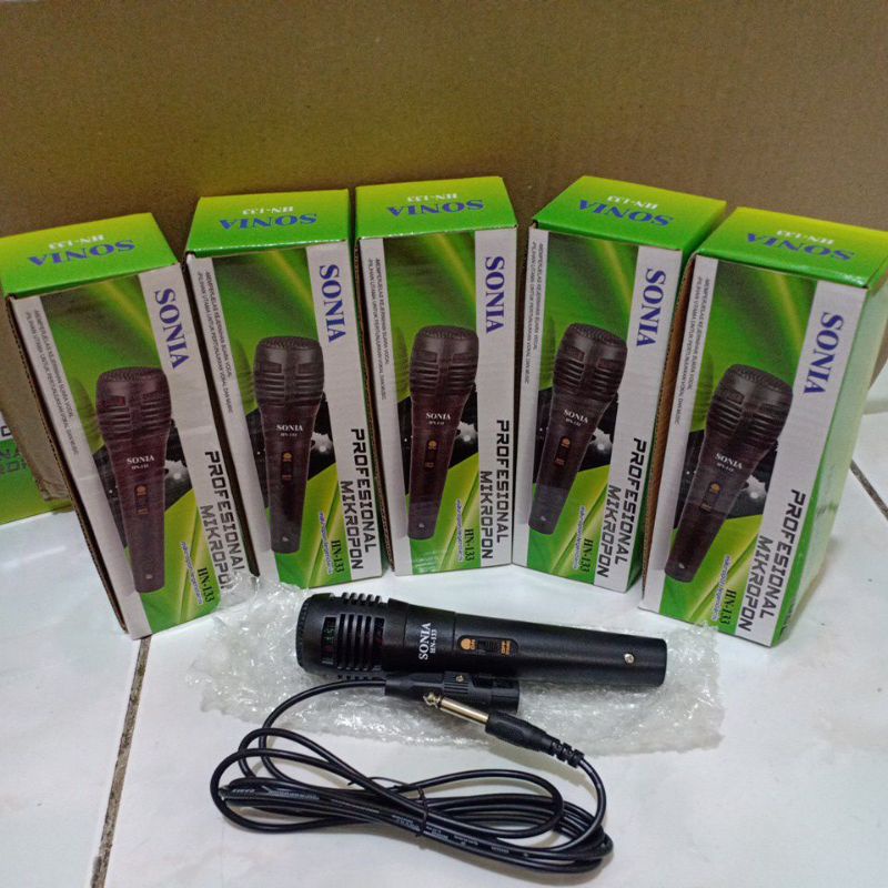 MIC MICROFON SONIA PROFESIONAL VOCAL MICROFON mirip homic hm138