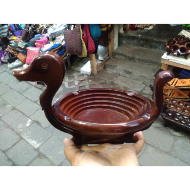 TERMURAH! Asbak Rokok Spiral Bentuk Angsa - Hiasan dan Dekorasi Rumah- Souvenir Yogyakarta Indonesia