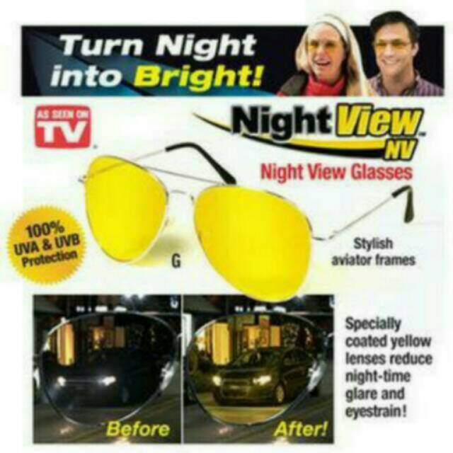 Kacamata anti silau Night View