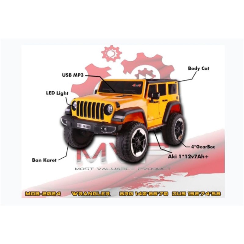 Mobil Aki Jeep Wrangler MOB