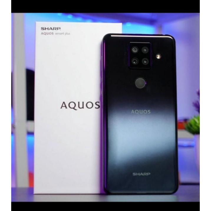 smartphone sharp aquos sense4 plus 8/128 black plus free gift