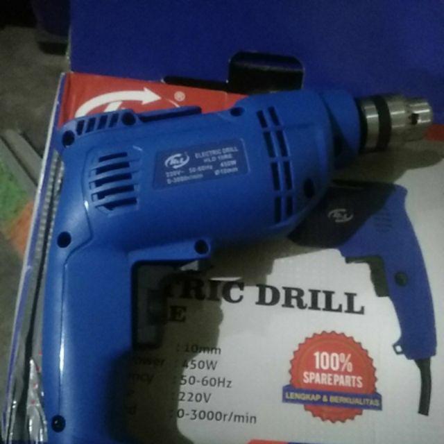 Hld10re Mesin Bor Bisa Kiri Kanan Reverseable 10mm H&l Hl 10 Dre H&l