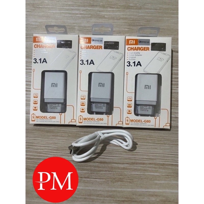 CHARGER TC TRAVEL CHARGER XIAOMI  3.1A A-80